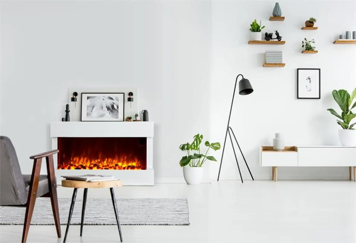 Электрокамин Klarstein Studio (White) - 3