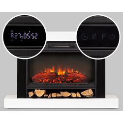 Focar electric Klarstein Vulsini Hideaway (Black/White) Thumb