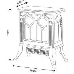 Электрокамин Neo Tools 90-110 (Black) Thumb