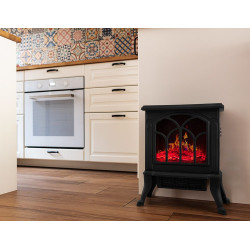 Электрокамин Neo Tools 90-110 (Black) Thumb