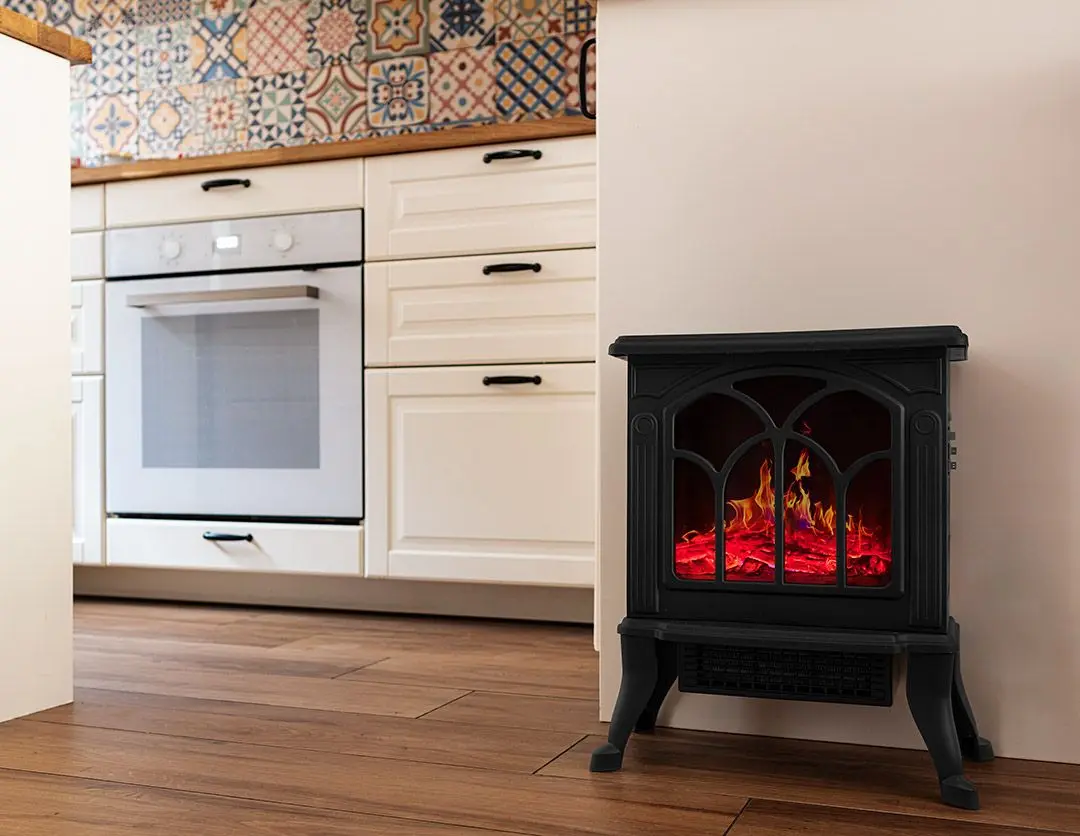 Электрокамин Neo Tools 90-110 (Black) - 6