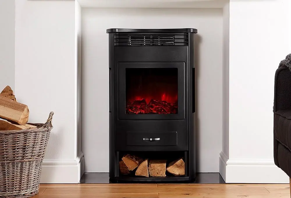 Электрокамин VonHaus 2500291 1900W (Black)