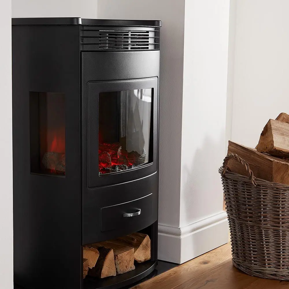 Электрокамин VonHaus 2500291 1900W (Black)