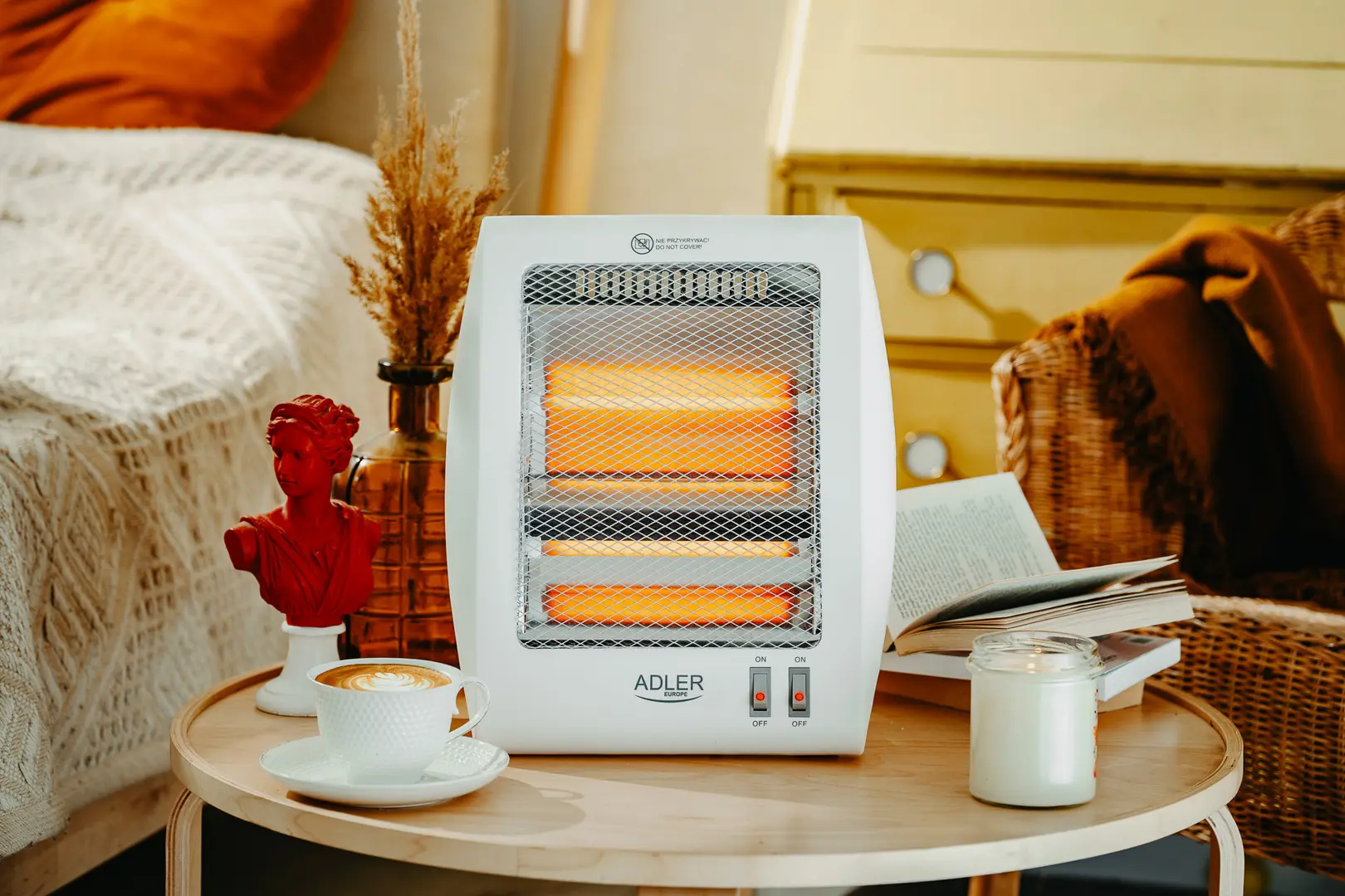 Инфракрасный обогреватель Adler AD 7709 (White)