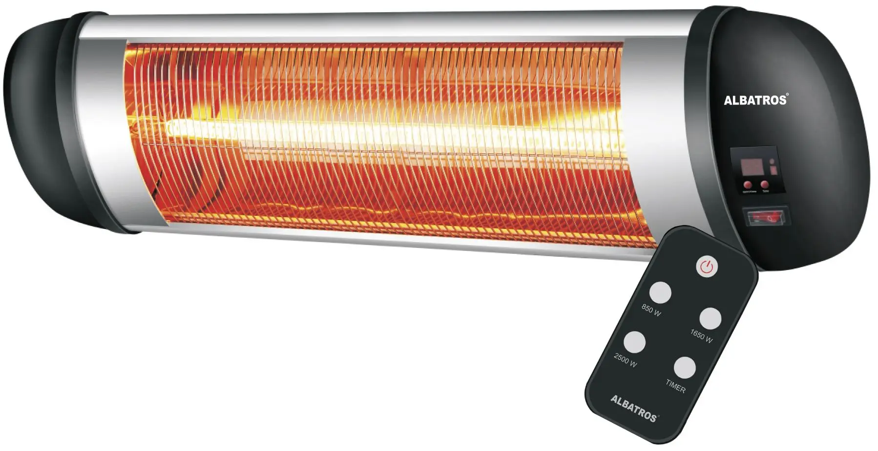 Инфракрасный обогреватель Albatros RFC-2500AT (Black/Silver)