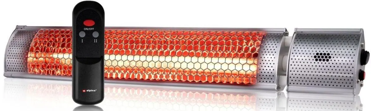 Incalzitor infrarosu Alpina XD-Y2000 (Silver/Grey)