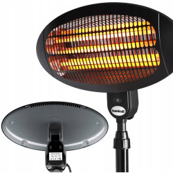 Инфракрасный обогреватель Bauerkraft H-639 (Black) Thumb