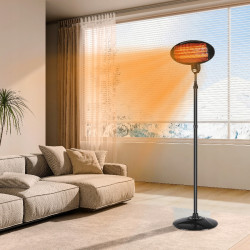 Инфракрасный обогреватель Bauerkraft H-639 (Black) Thumb