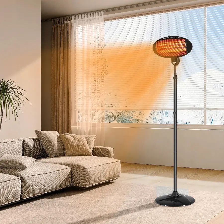 Инфракрасный обогреватель Bauerkraft H-639 (Black) - 8