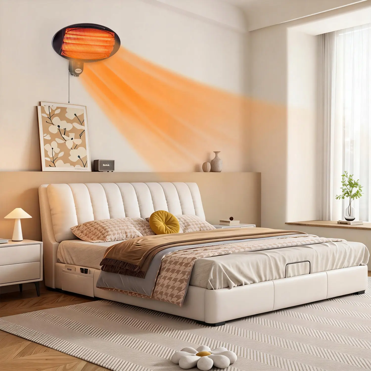 Инфракрасный обогреватель Bauerkraft H-639 (Black) - 9