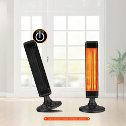 Инфракрасный обогреватель Bauerkraft H-685 (Black) Thumb