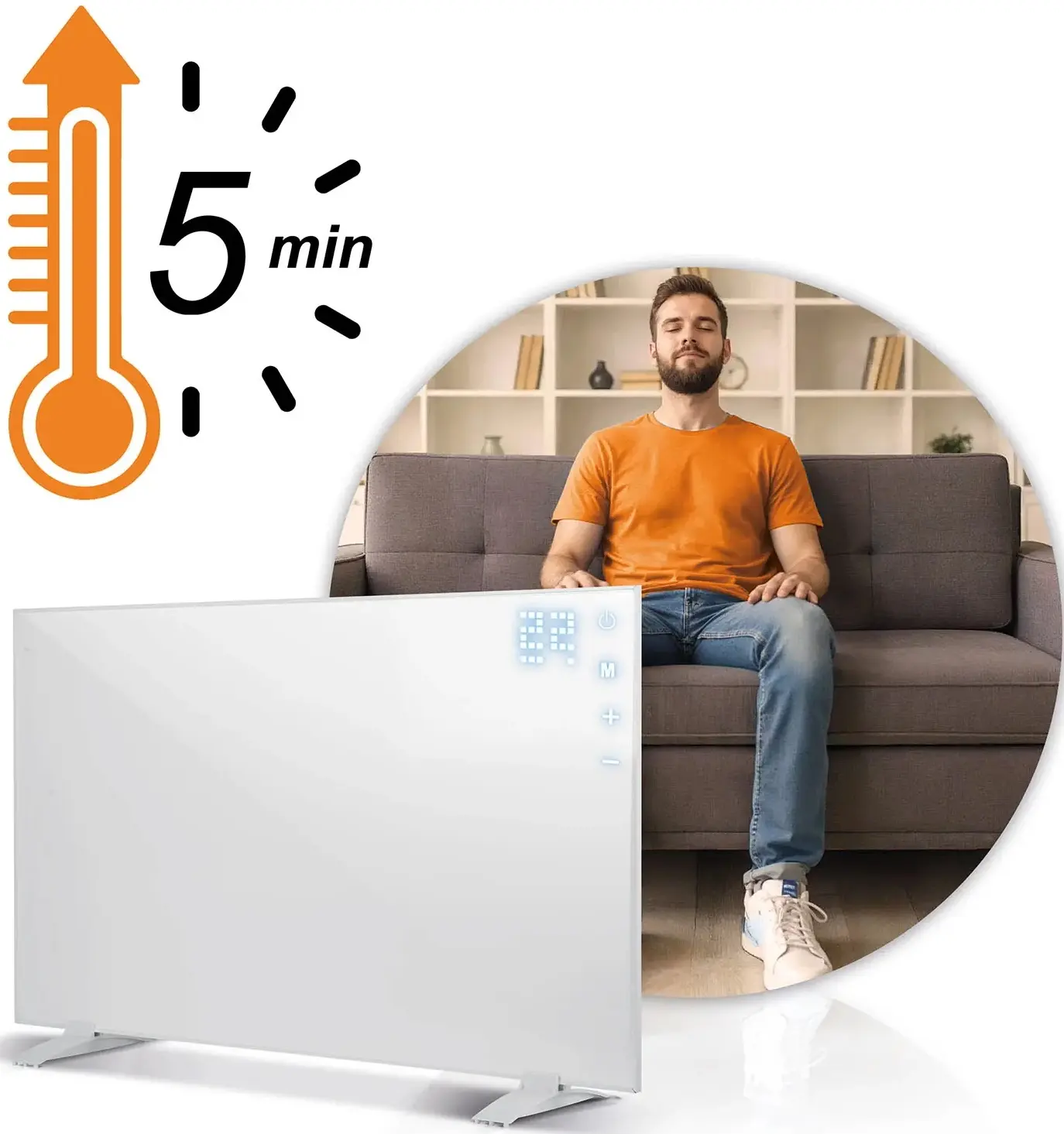 Инфракрасная нагревательная панель Berdsen BD-981 398100 (White) - 11