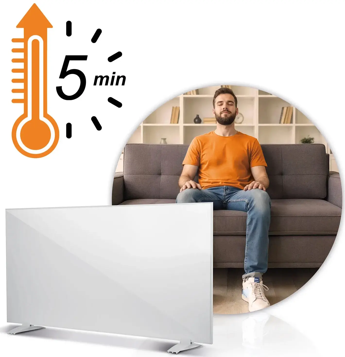 Инфракрасная нагревательная панель Berdsen BD-982 398200 (White) - 6