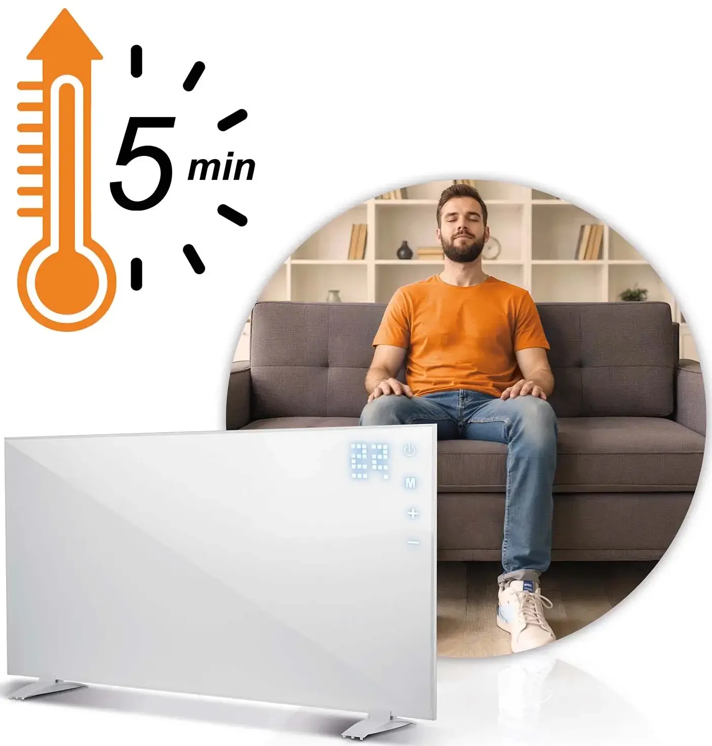 Инфракрасная нагревательная панель Berdsen BD-983 398300 (White) - 5