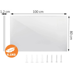 Инфракрасная нагревательная панель Berdsen BD-986 398600 (White) Thumb