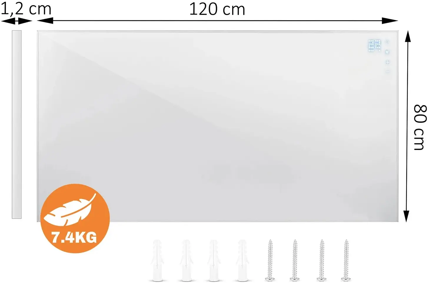 Инфракрасная нагревательная панель Berdsen BD-989 398900 (White) - 3