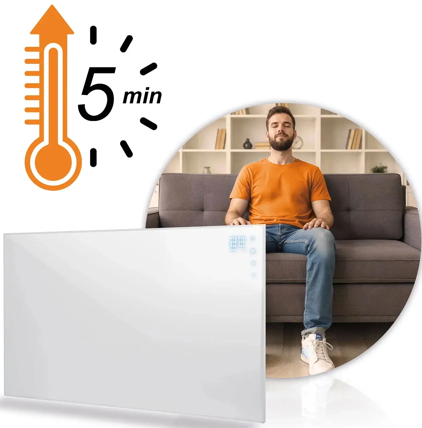Инфракрасная нагревательная панель Berdsen BD-989 398900 (White) - 9