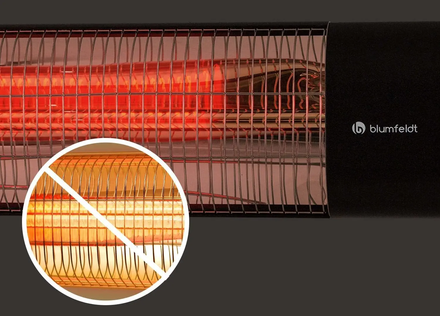 Incalzitor infrarosu Blumfeldt Dark Wave (Black)