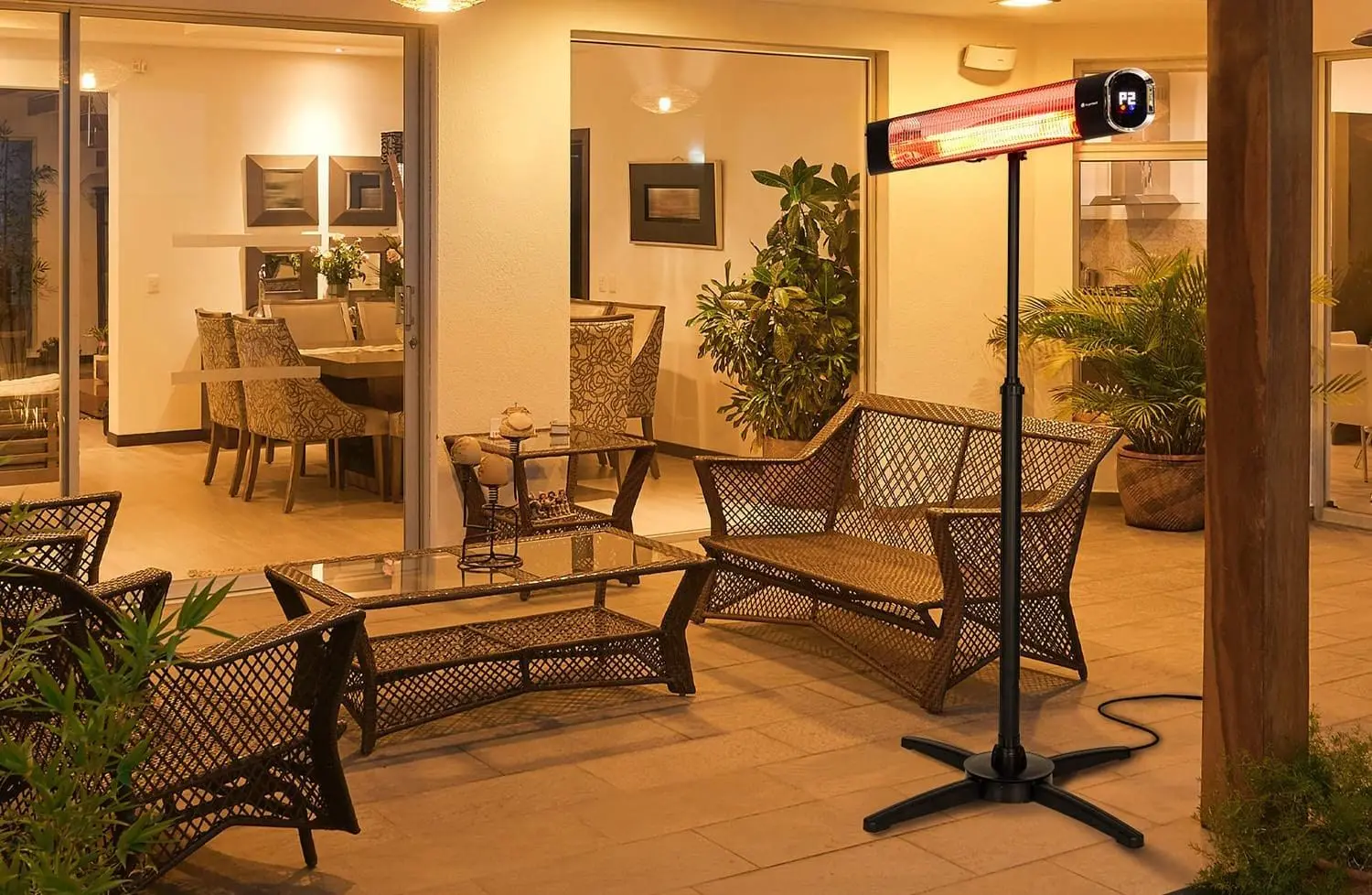 Incalzitor infrarosu Blumfeldt Dark Wave (Black)