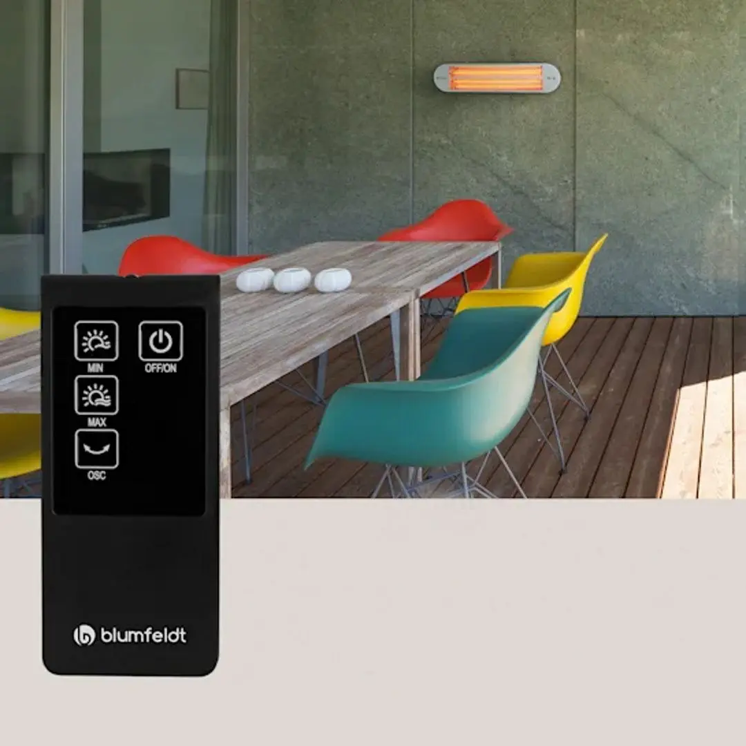 Incalzitor infrarosu Blumfeldt Gold Bar 2000 Swing (Grey/Silver) - 3