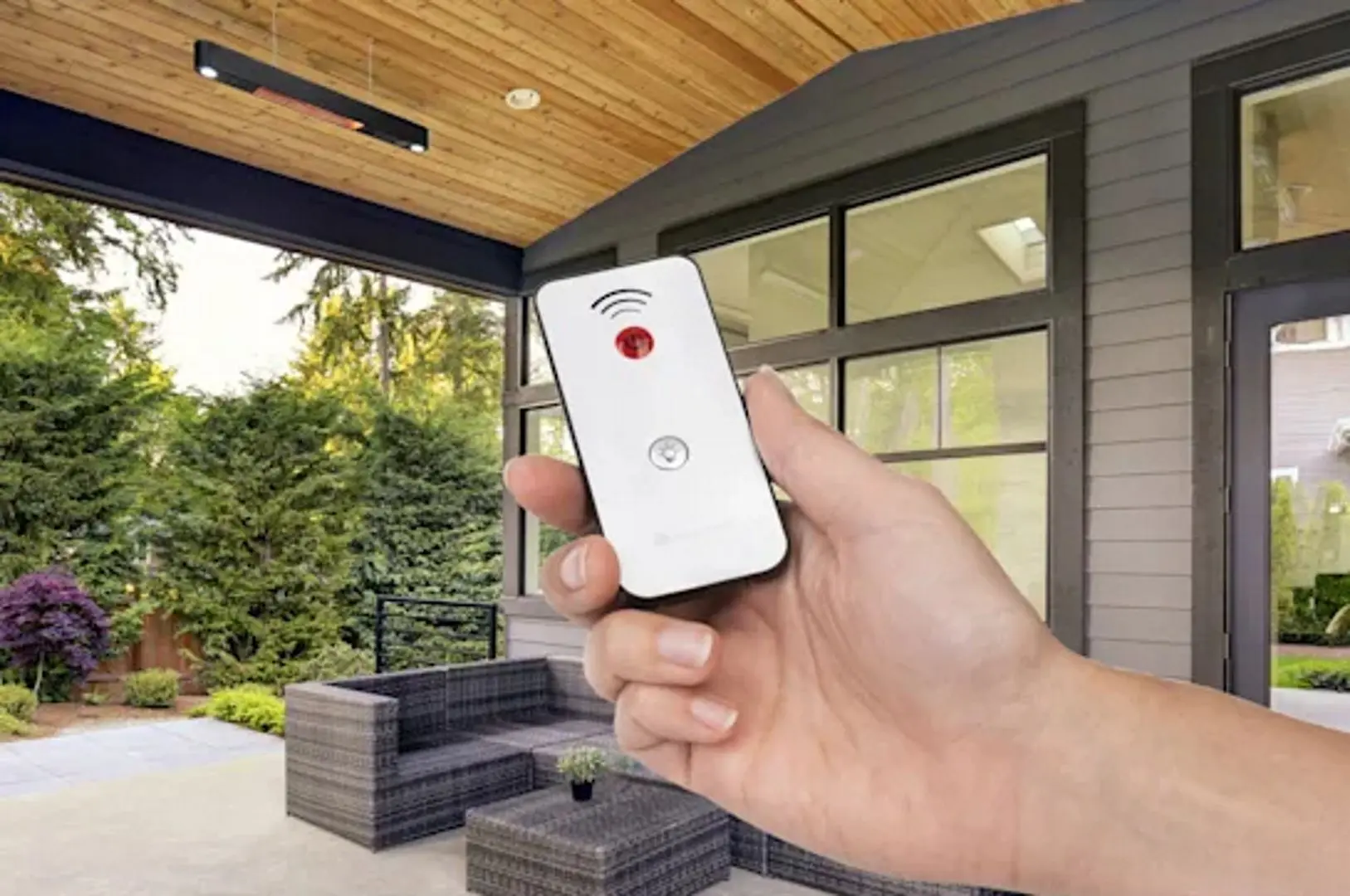 Инфракрасный обогреватель Blumfeldt Gold Bar Shine (Black) - 2