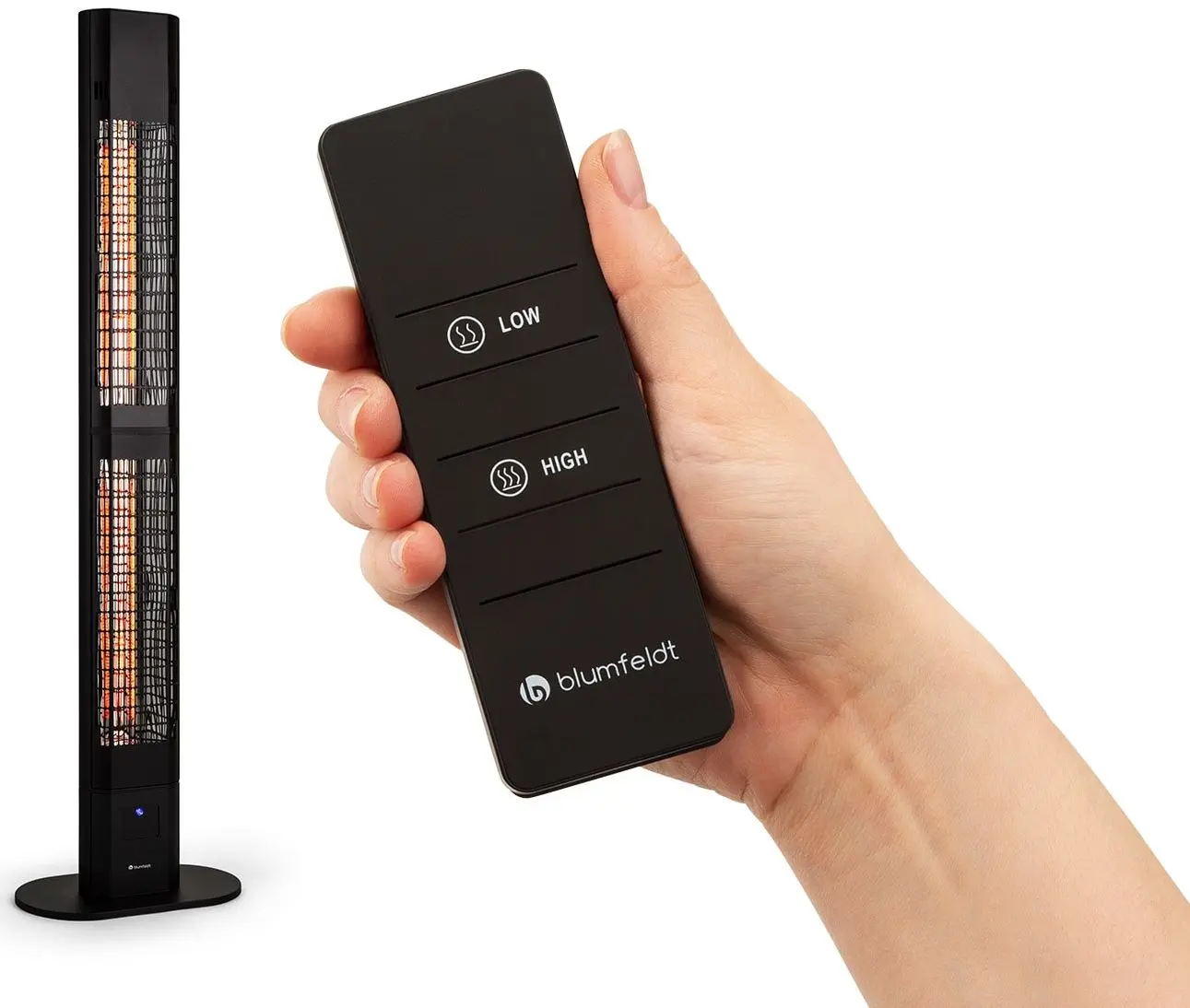 Инфракрасный обогреватель Blumfeldt Heat Guru 3000 (Black) - 3