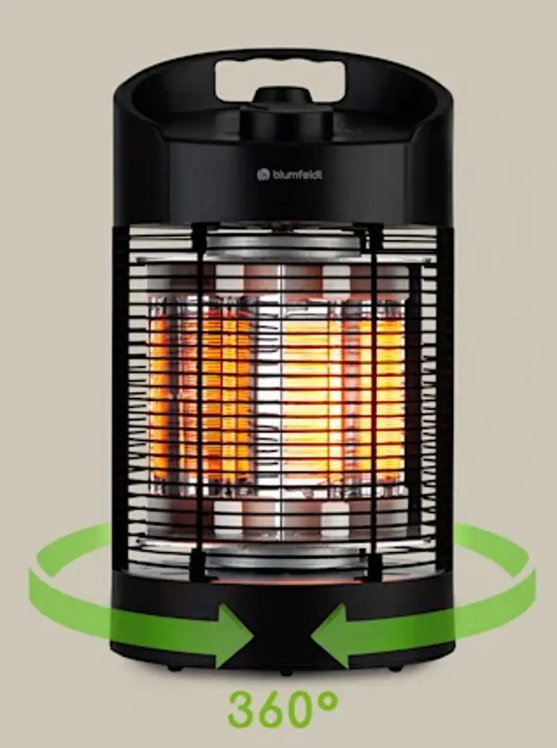Incalzitor infrarosu Blumfeldt Heat Guru 360 Mini (Black) - 2