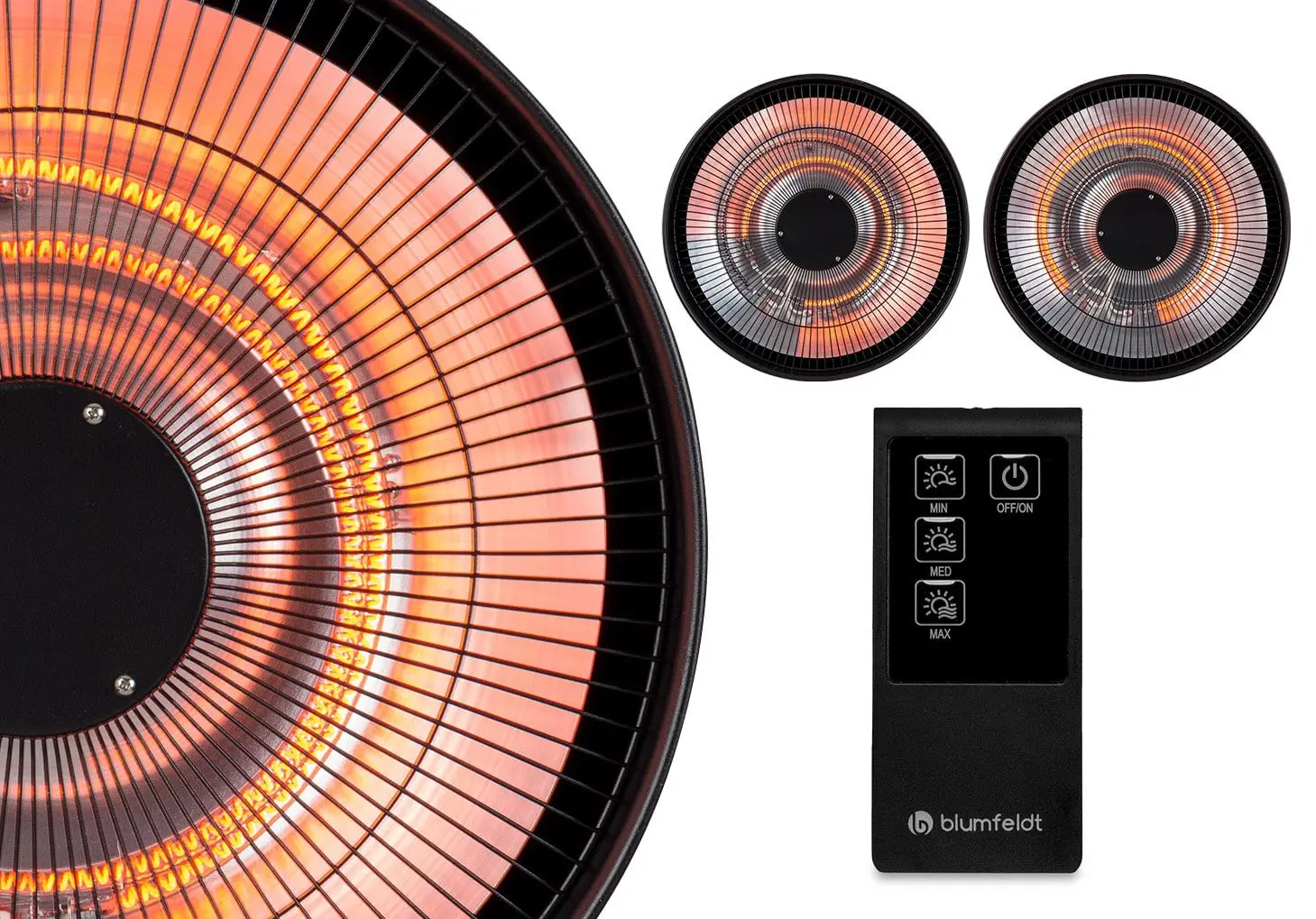 Инфракрасный обогреватель Blumfeldt Heatbell Wall Smart (Black) - 5