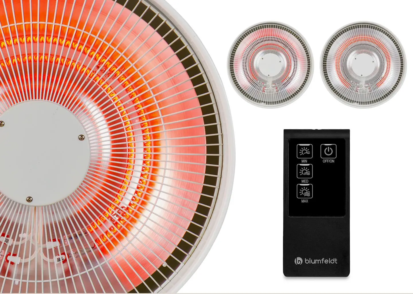 Incalzitor infrarosu Blumfeldt Heatbell Wall Smart (White)