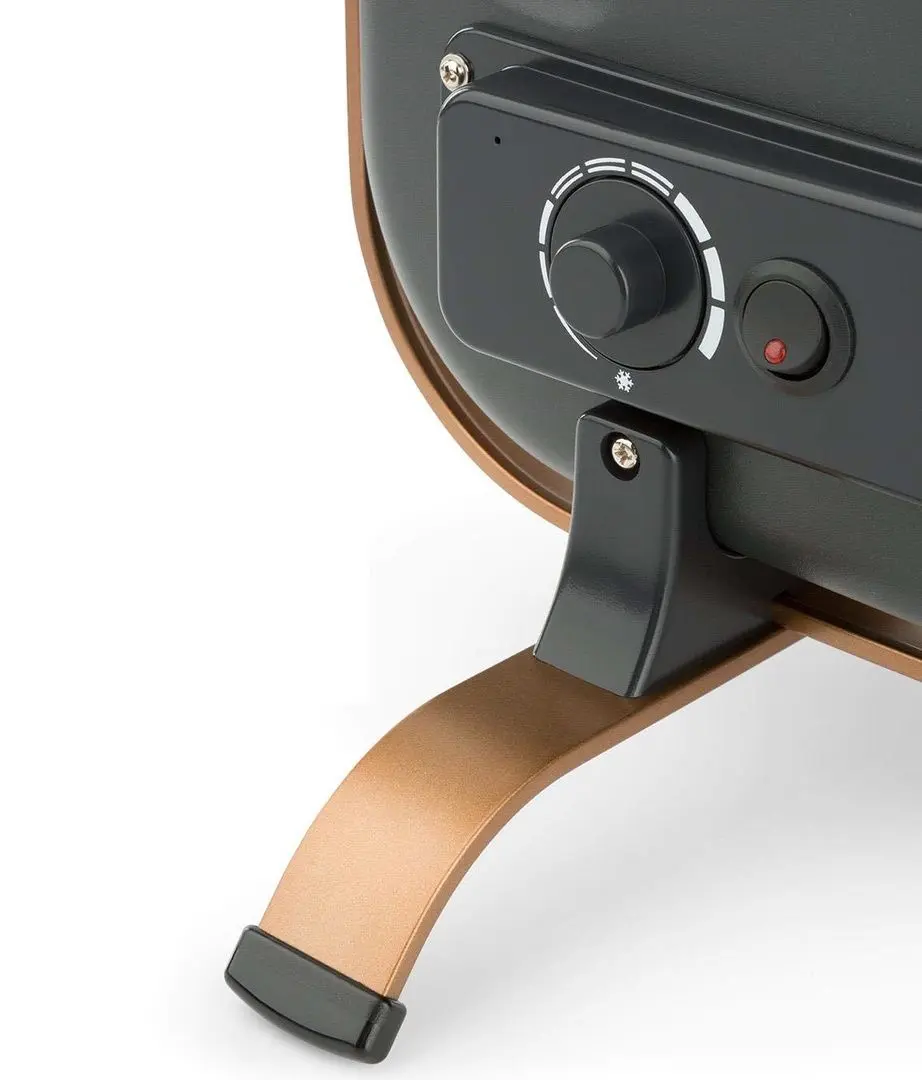 Incalzitor infrarosu Klarstein HeatPal Marble Blackline (Black/Copper)