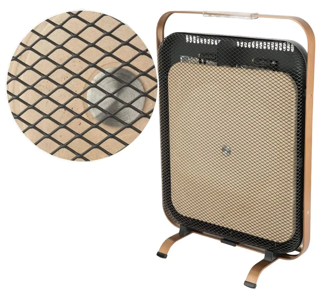 Incalzitor infrarosu Klarstein HeatPal Marble Blackline (Black/Copper)