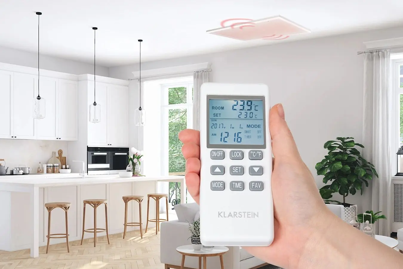 Incalzitor infrarosu Klarstein Midnight Sun (White) - 5