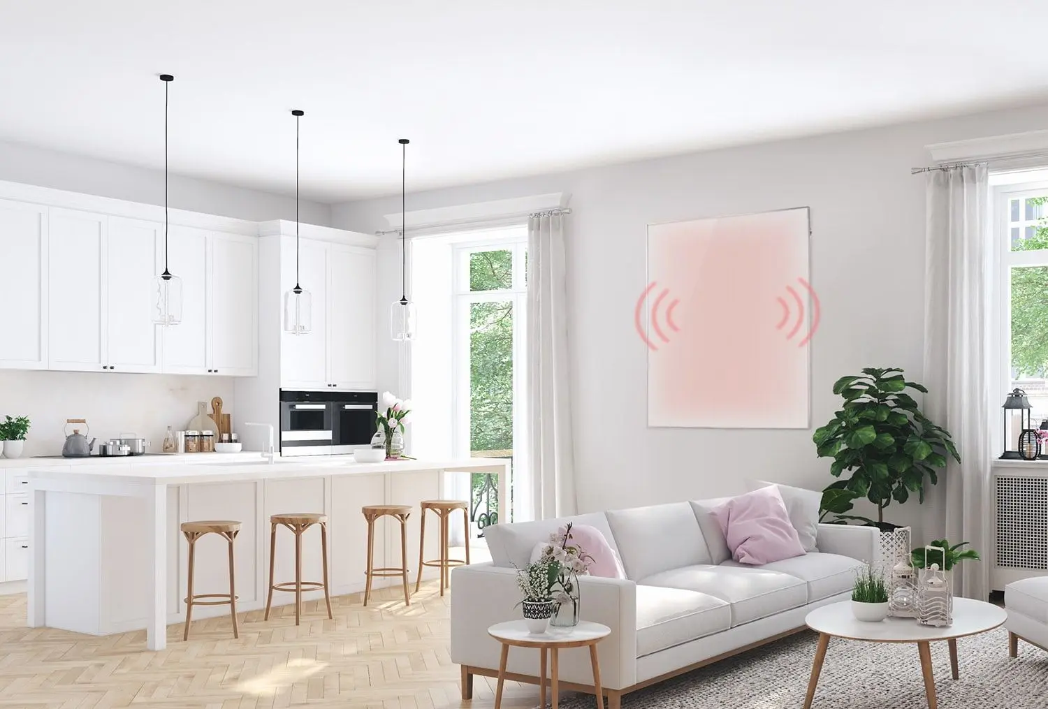 Incalzitor infrarosu Klarstein Wonderwall 120 (White)