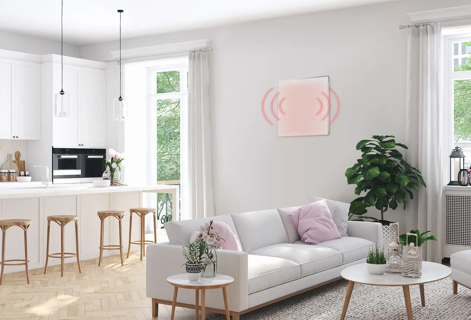 Инфракрасный обогреватель Klarstein Wonderwall 36 (White) - 4