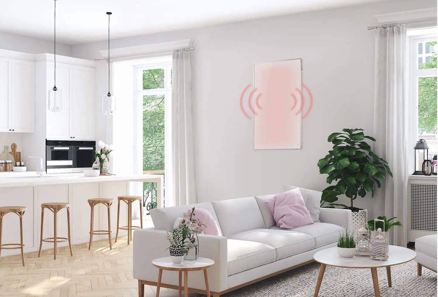 Incalzitor infrarosu Klarstein Wonderwall 60 (White) - 3