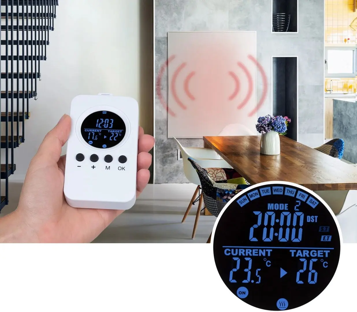 Incalzitor infrarosu Klarstein Wonderwall Air 120 (White) - 4