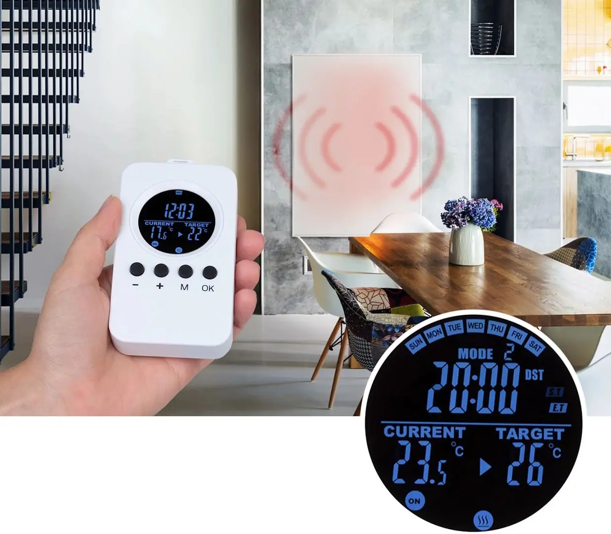 Incalzitor infrarosu Klarstein Wonderwall Air 96 (White) - 4