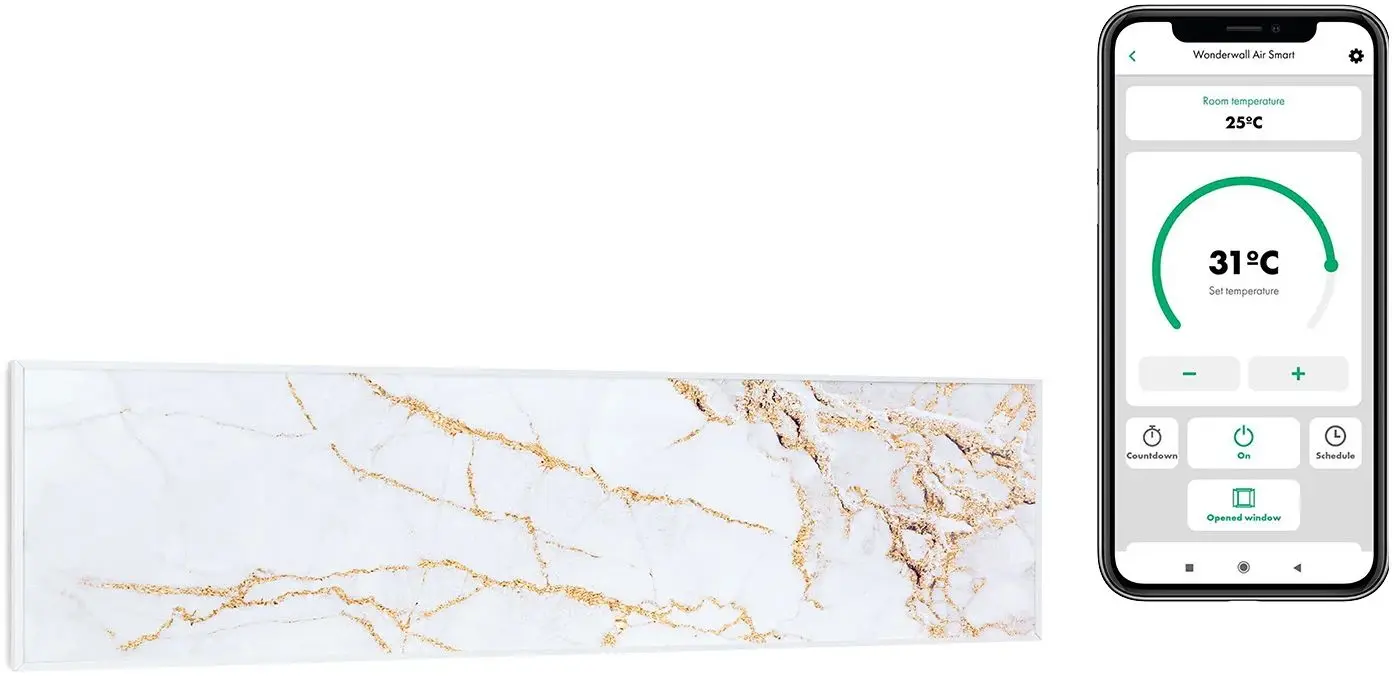 Incalzitor infrarosu Klarstein Wonderwall Air Art Smart 10035118 (White) - 2