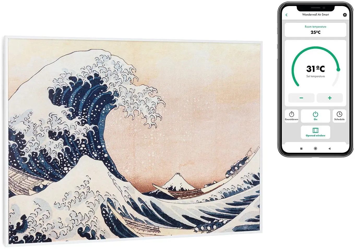 Инфракрасный обогреватель Klarstein Wonderwall Air Art Smart 10035122 (White) - 2