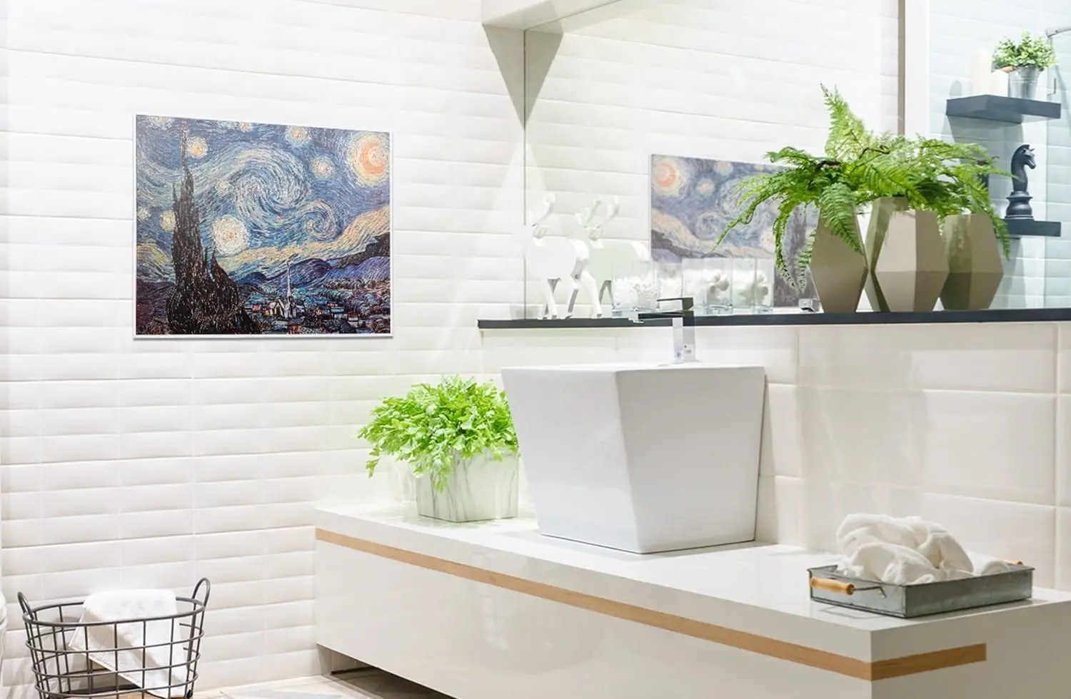 Incalzitor infrarosu Klarstein Wonderwall Air Art Smart 10035124 (White) - 2