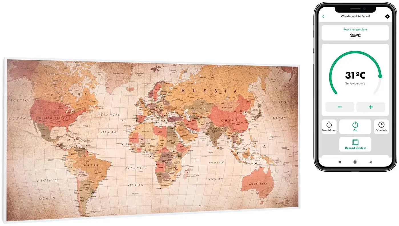 Инфракрасный обогреватель Klarstein Wonderwall Air Art Smart 10035128 (White) - 2