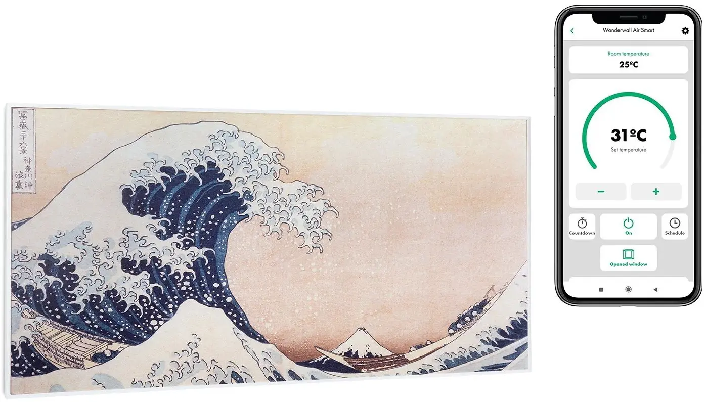 Incalzitor infrarosu Klarstein Wonderwall Air Art Smart 10035130 (White) - 2