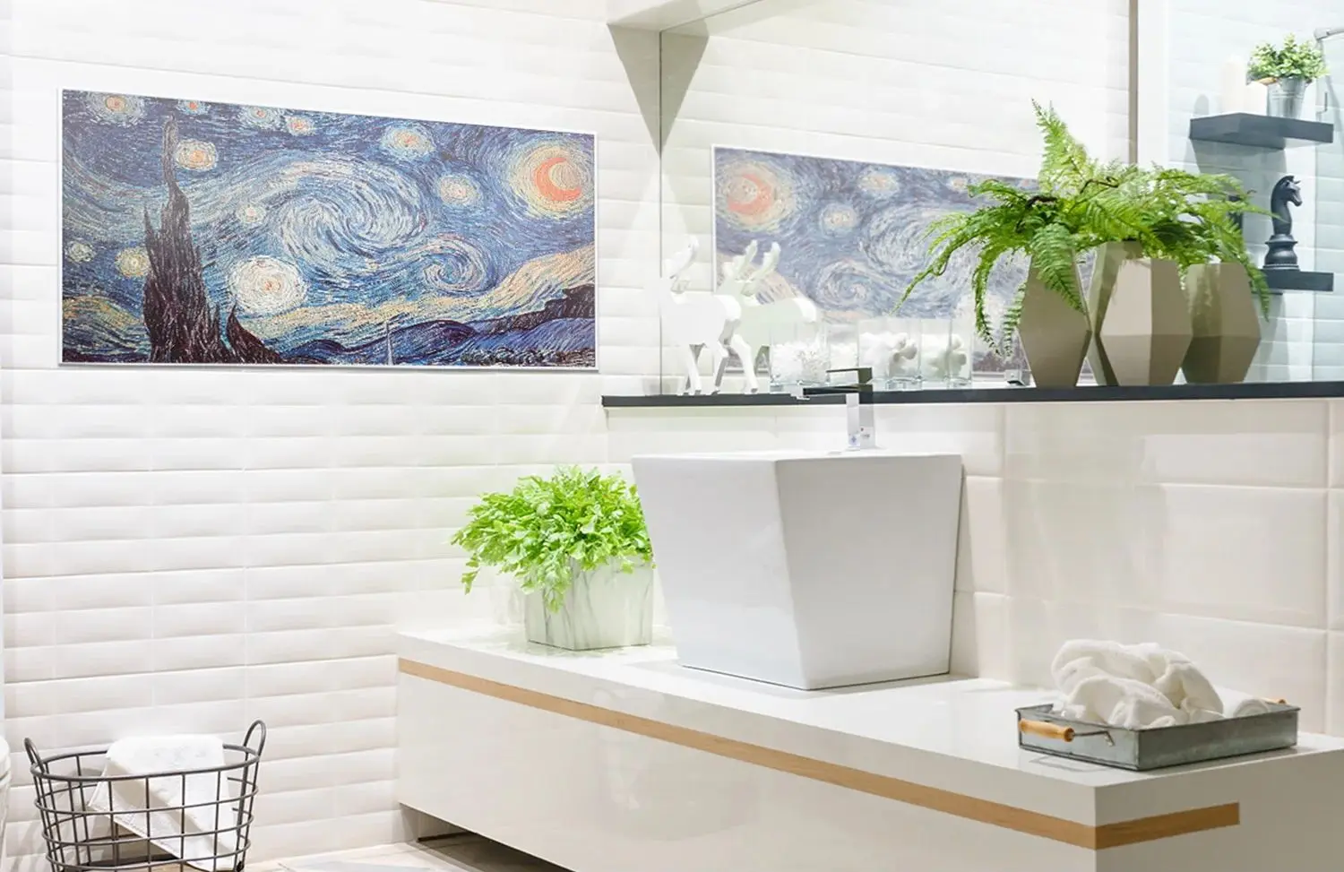 Incalzitor infrarosu Klarstein Wonderwall Air Art Smart 10035132 (White)