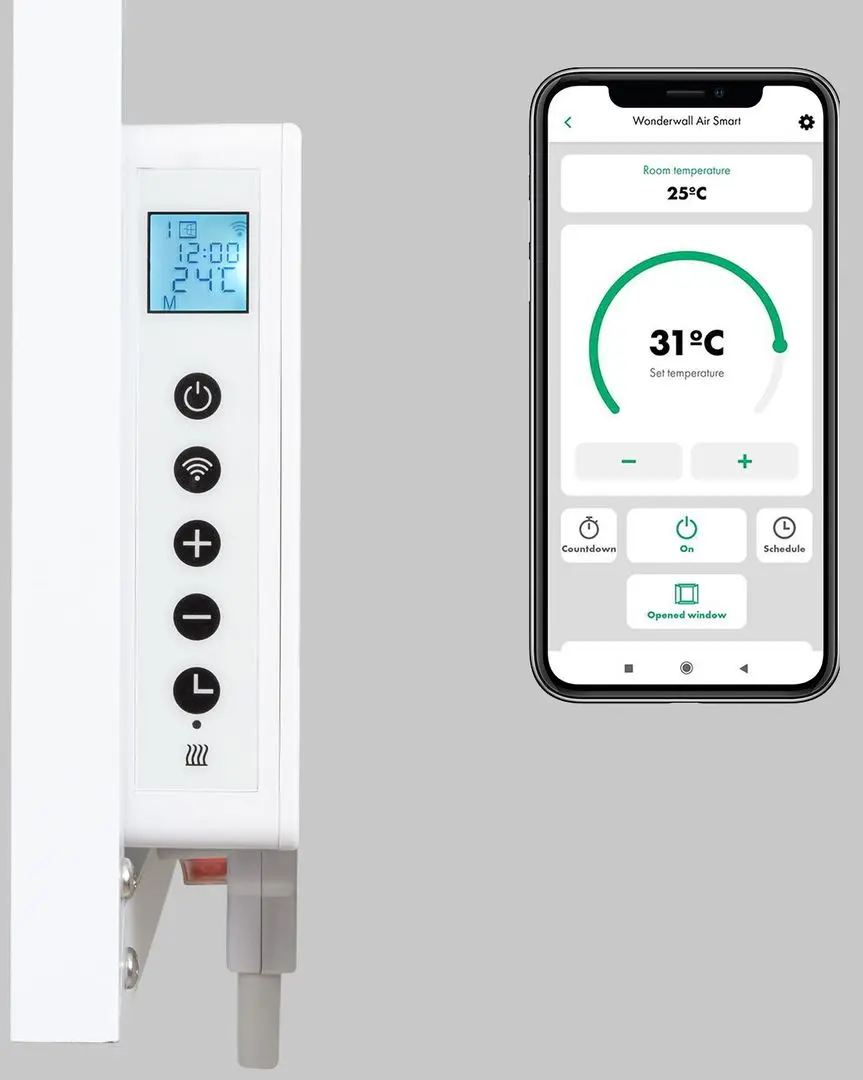 Инфракрасный обогреватель Klarstein Wonderwall Air Art Smart 10035134 (White) - 2