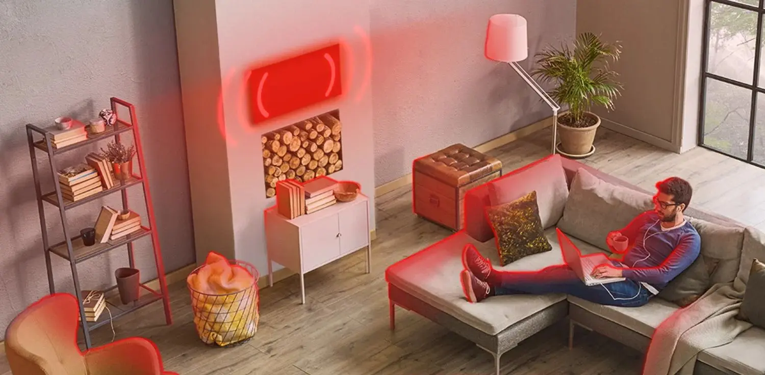 Incalzitor infrarosu Klarstein Wonderwall Air Art Smart 10037872 (White) - 3