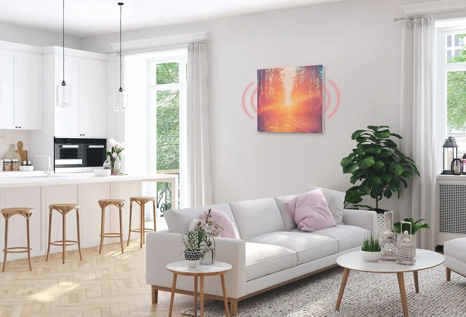 Incalzitor infrarosu Klarstein Wonderwall Air Infinite 10035171 (White) - 2