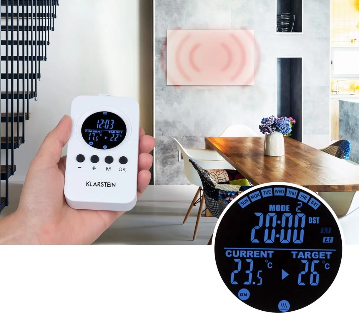 Incalzitor infrarosu Klarstein Wonderwall Air Infinite 580 (White)