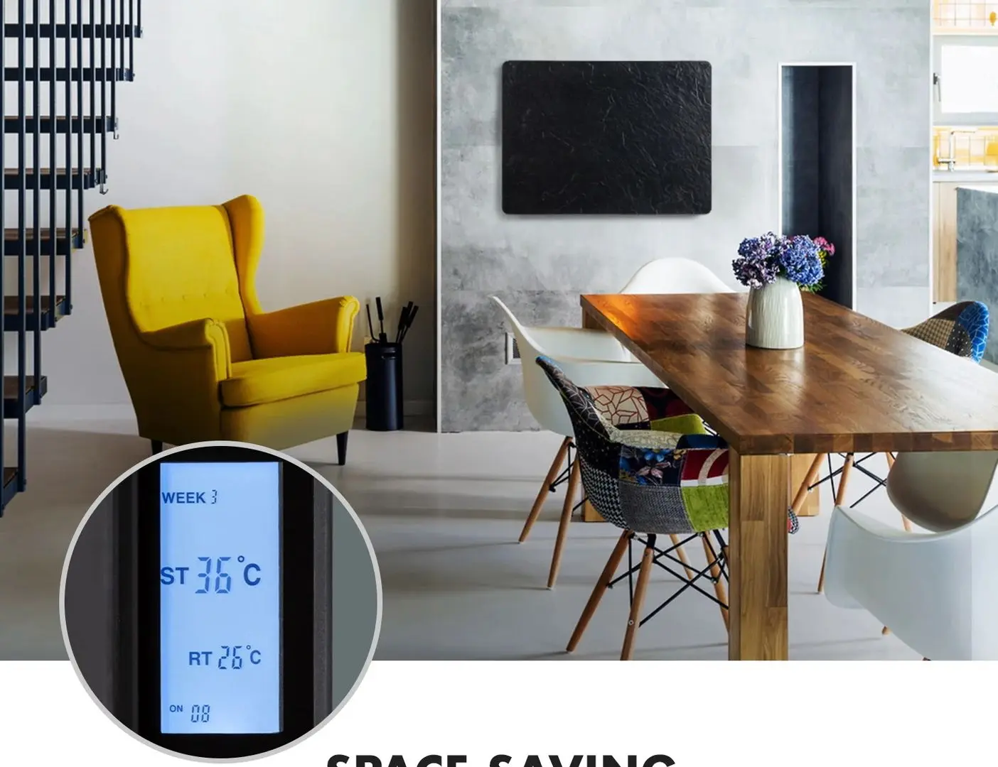 Инфракрасный обогреватель Klarstein Wonderwall Earth 10035054 (Black) - 3