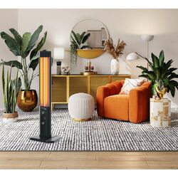 Инфракрасный обогреватель Kumtel Orbit MHR-1800 (Black) Thumb