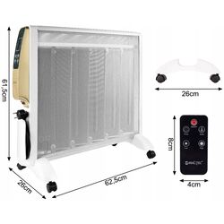Incalzitor infrarosu Maltec ProMica2500W Eco (White/Bronze) Thumb